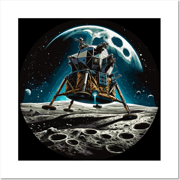 Lunar Landing Legacy - Apollo Modul Wall Art by Graphic Wonders Emporium